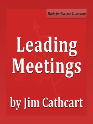 cover image of Leading Meetings